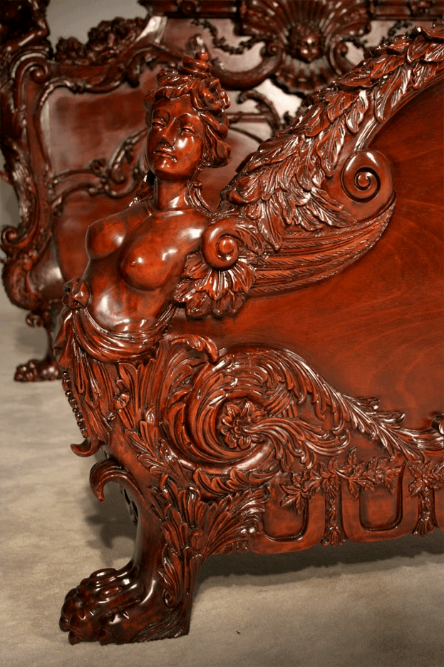 Bed - Cherub Bed - Luxury-furniture-details - THOMAS & GEORGE ARTISAN FURNITURE - Thomas & George Fine Furniture Inc.