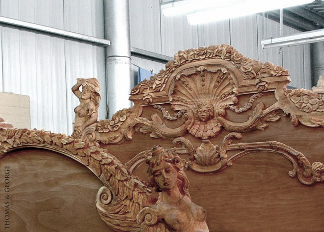 Bed - Cherub Bed - Luxury-furniture-details - THOMAS & GEORGE ARTISAN FURNITURE - Thomas & George Fine Furniture Inc.