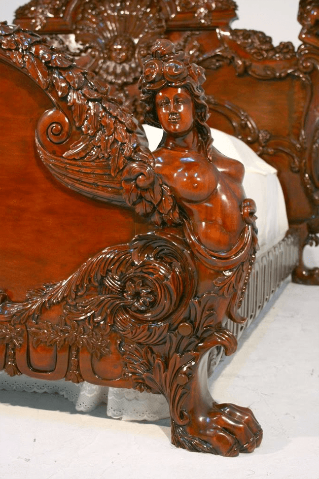 Bed - Cherub Bed - Luxury-furniture-details - THOMAS & GEORGE ARTISAN FURNITURE - Thomas & George Fine Furniture Inc.