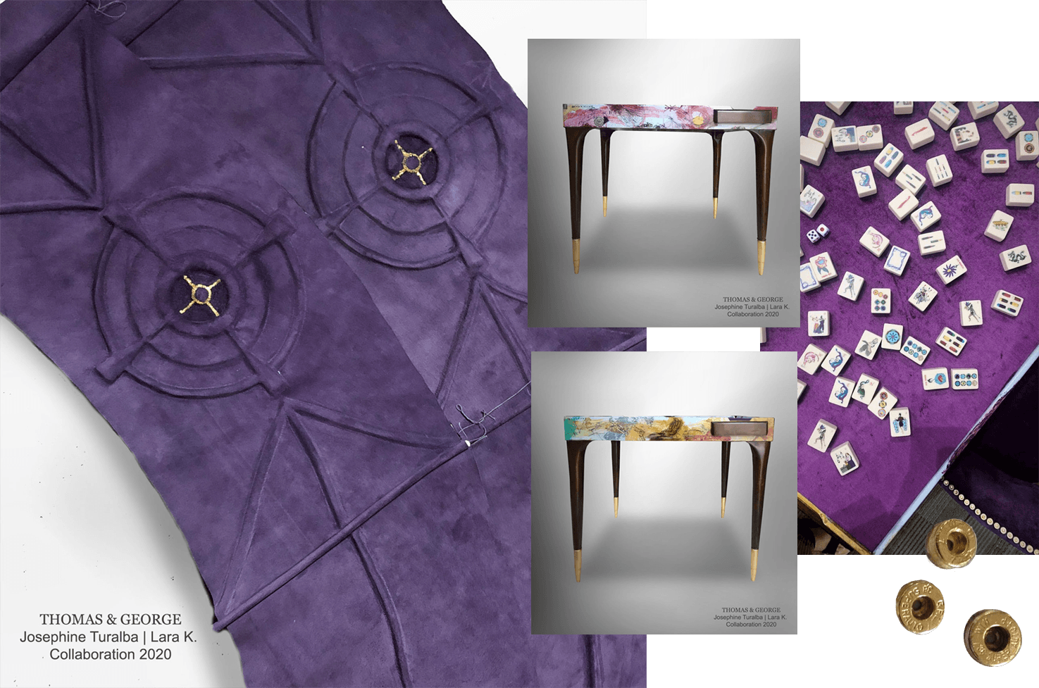 Table - J. Turalba Collaboration - Luxury-furniture-details - THOMAS & GEORGE ARTISAN FURNITURE - Thomas & George Fine Furniture Inc.